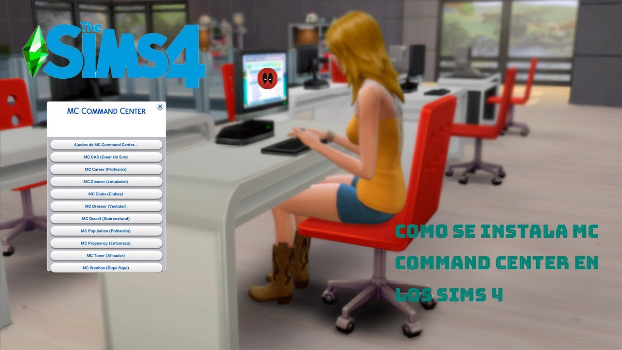 how to download mc command center sims 4